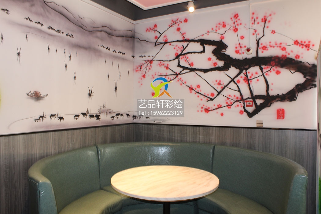 苏州餐厅彩绘解锁美学空间