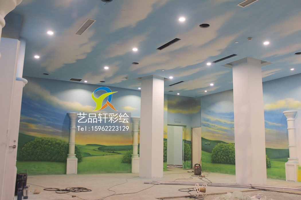 苏州彩绘勾勒空间无限可能