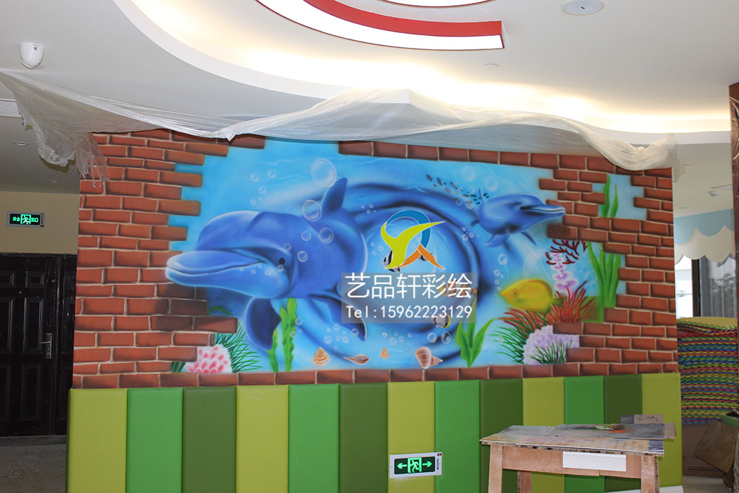 学校彩绘