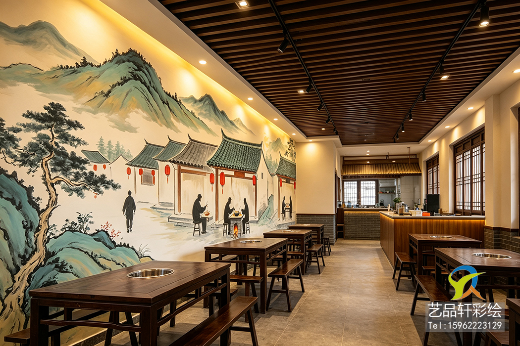 苏州饭店彩绘
