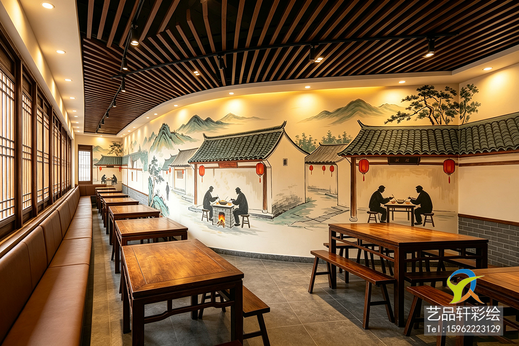 苏州饭店彩绘
