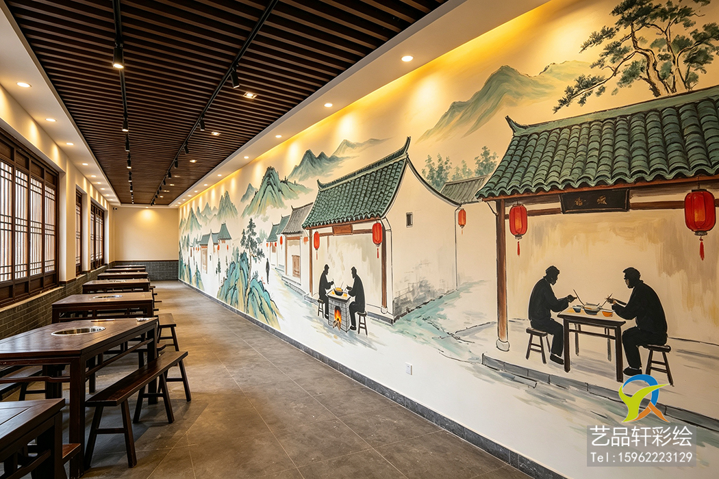 苏州饭店彩绘